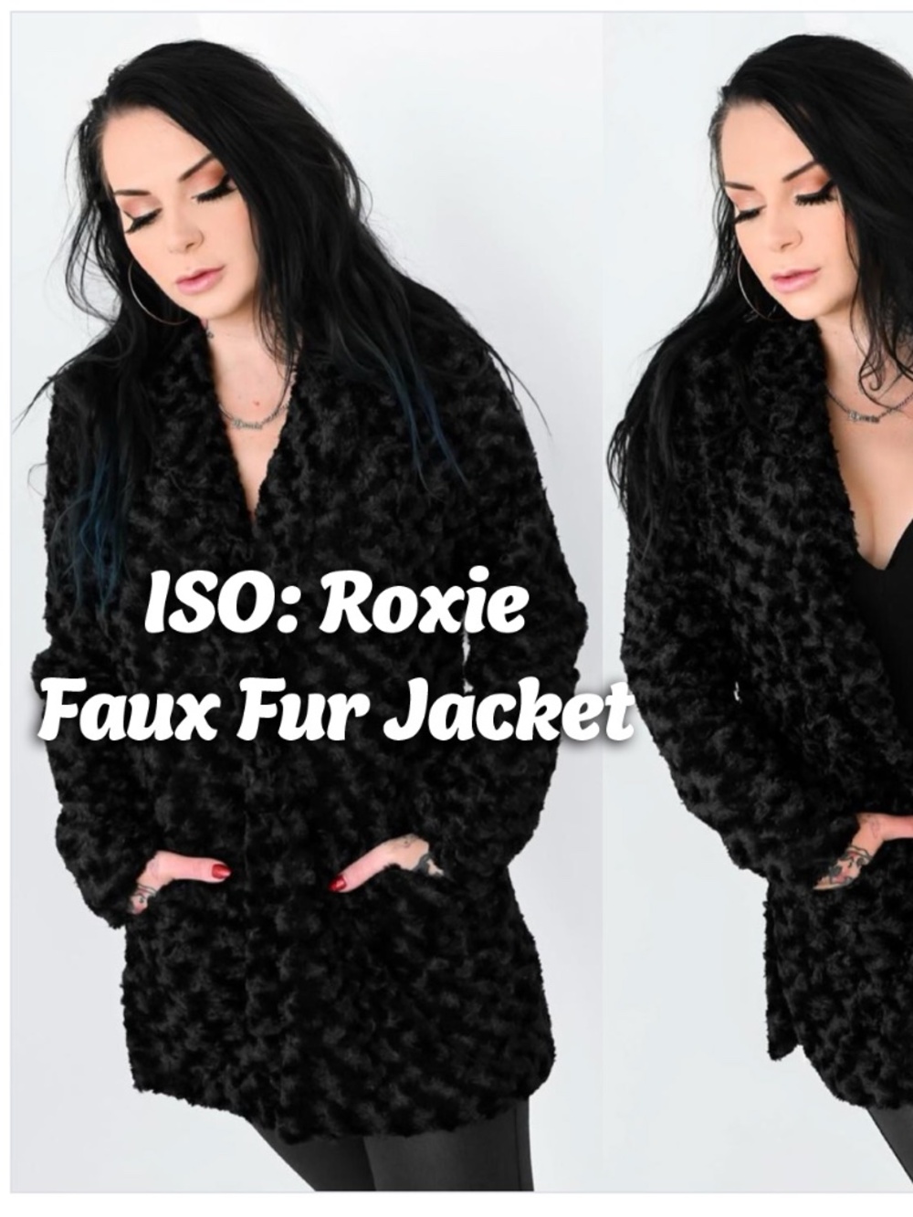 ISO: Roxie Faux Fur Jacket Foxblood